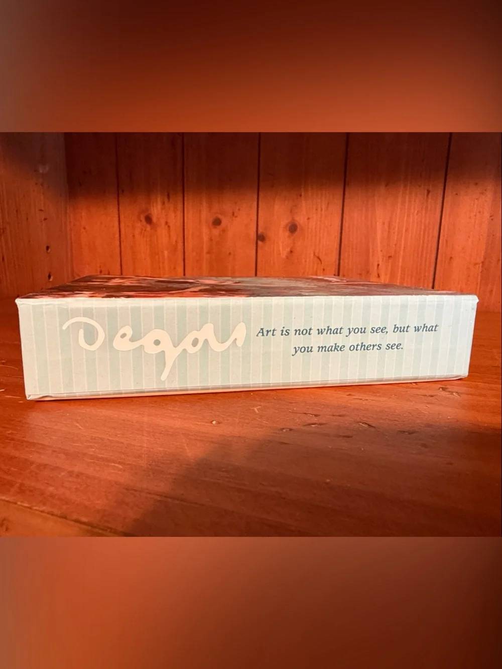 Degas Dancer Art Notecards with keepsake magnetic box, 4 designs, 16 cards